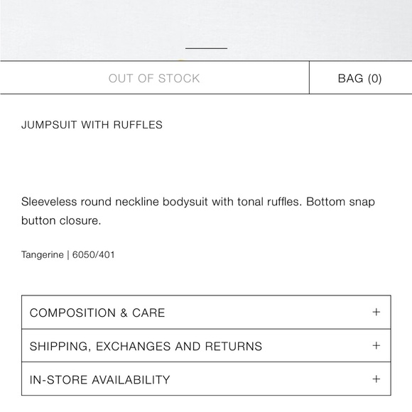 Zara NWOT yellow ruffle sleeves bodysuit top, stretchy - Picture 10 of 10